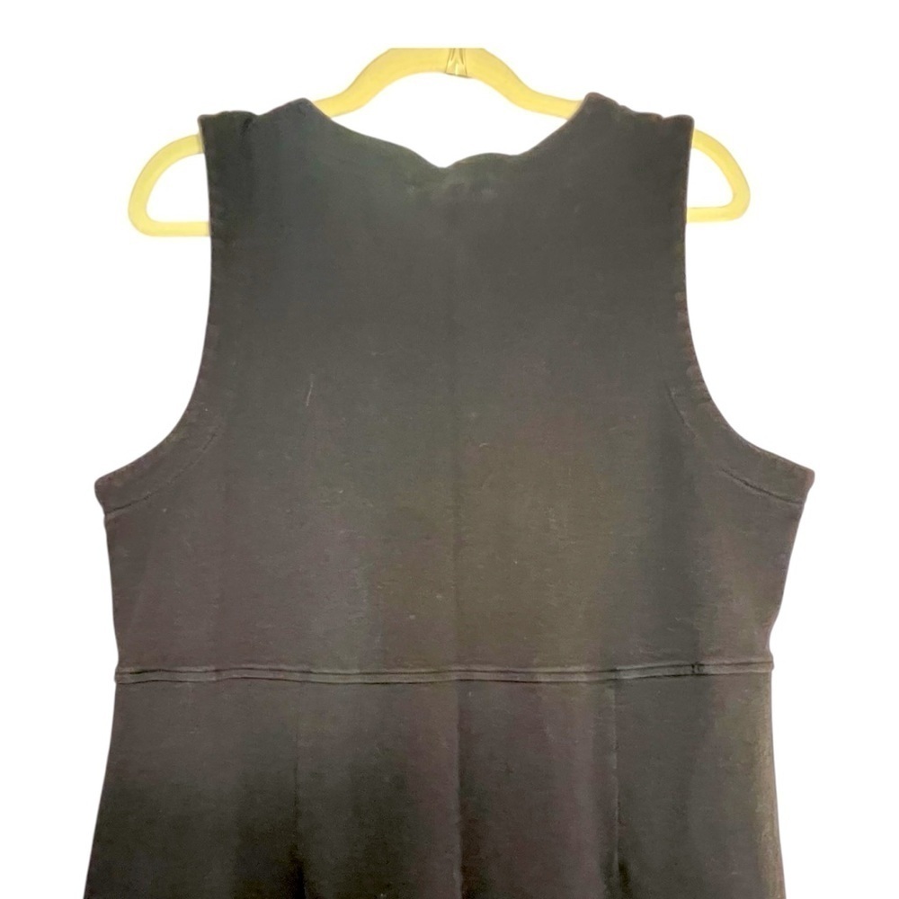 Eddie Bauer 100% Cotton Tank Maxi Dress Black Size Large - Picture 7 of 8